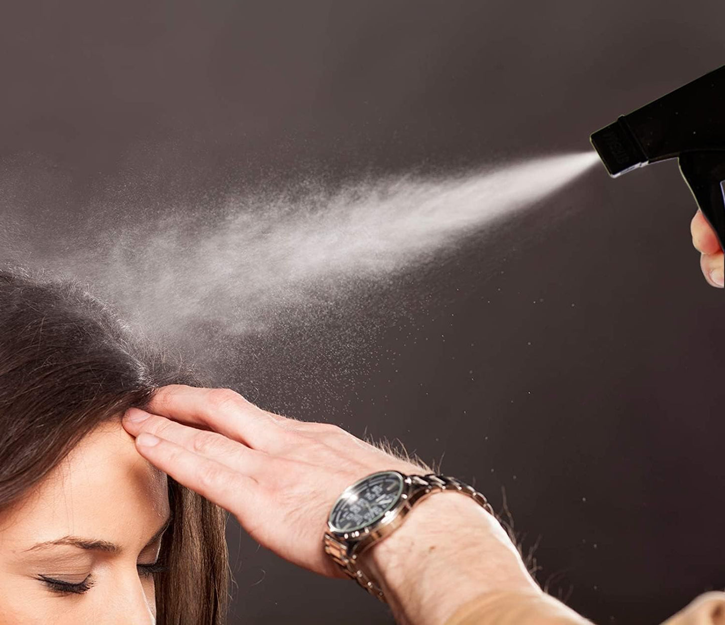 Empty Spray Bottle Plastic Bottles Essential Oil Gardening Trigger Sprayer Reusable Fine Mist Travel Party Barbershop Plant Mist Kitchen Bathroom Organic Cleaning Hair Salon 400ml (Clear) (Pack of 2)