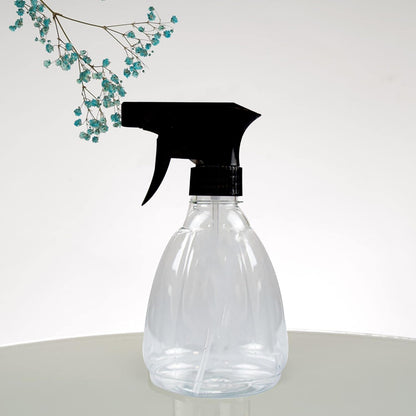 Empty Spray Bottle Plastic Bottles Essential Oil Gardening Trigger Sprayer Reusable Fine Mist Travel Party Barbershop Plant Mist Kitchen Bathroom Organic Cleaning Hair Salon 400ml 1Pc