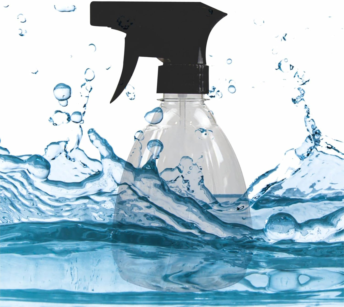 Empty Spray Bottle Plastic Bottles Essential Oil Gardening Trigger Sprayer Reusable Fine Mist Travel Party Barbershop Plant Mist Kitchen Bathroom Organic Cleaning Hair Salon 400ml 1Pc